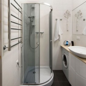 Chromed towel rail