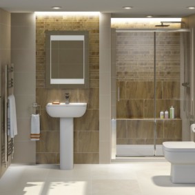 Proiectarea unei băi fără cadă cu duș