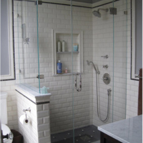 Placi de cărămidă din baie