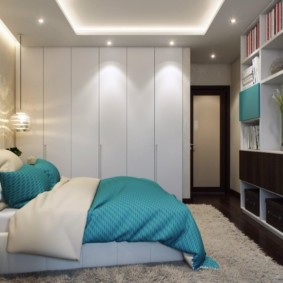 kleedkamer in het interieur van de slaapkamer