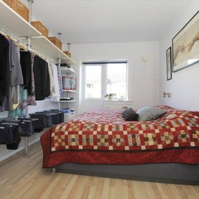 kleedkamer in de slaapkamer decor ideeën