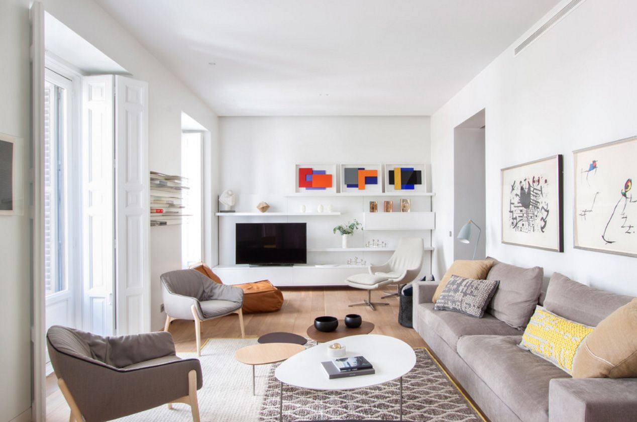 Idées d'intérieur de salon de style scandinave