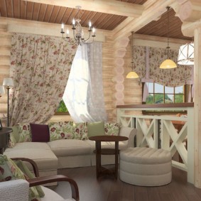 options d'idées de salon de style campagnard