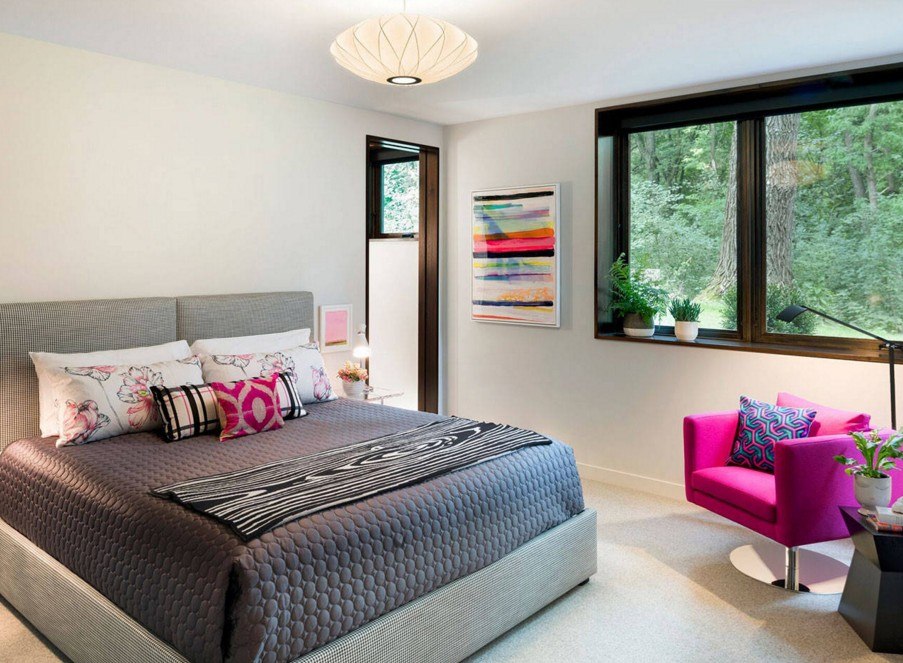 intérieur de la chambre par décor d'idées feng shui