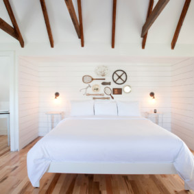 intérieur de la chambre par des idées de feng shui