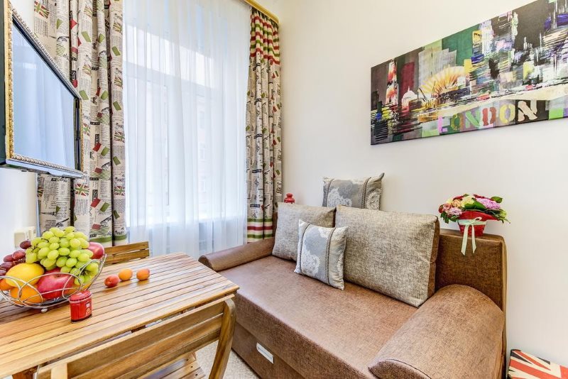 Sofa da trong nhà bếp cỡ trung