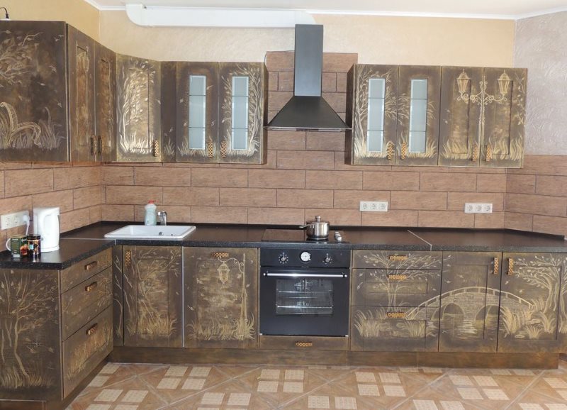 Decoración de auriculares Craquelure