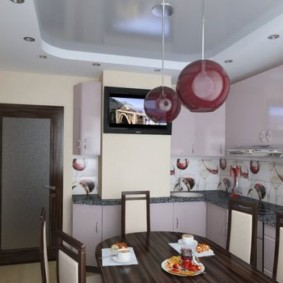 kitchen with air duct design