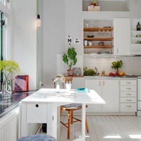 kitchen with ventilation duct ideas