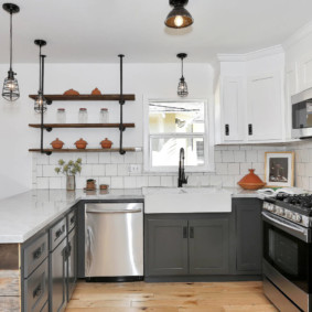 dapur untuk idea reka bentuk siling