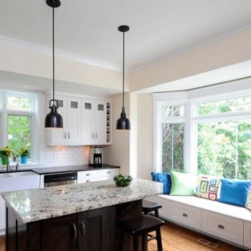 cozinha com duas janelas ideias