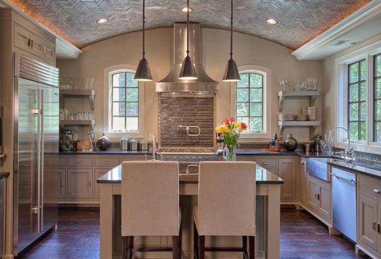 cozinha com duas janelas idéias interiores