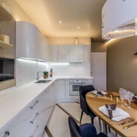 Cuisine d'angle haute technologie