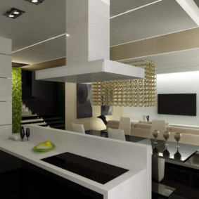 кухня, комбинирана с стая за идеи