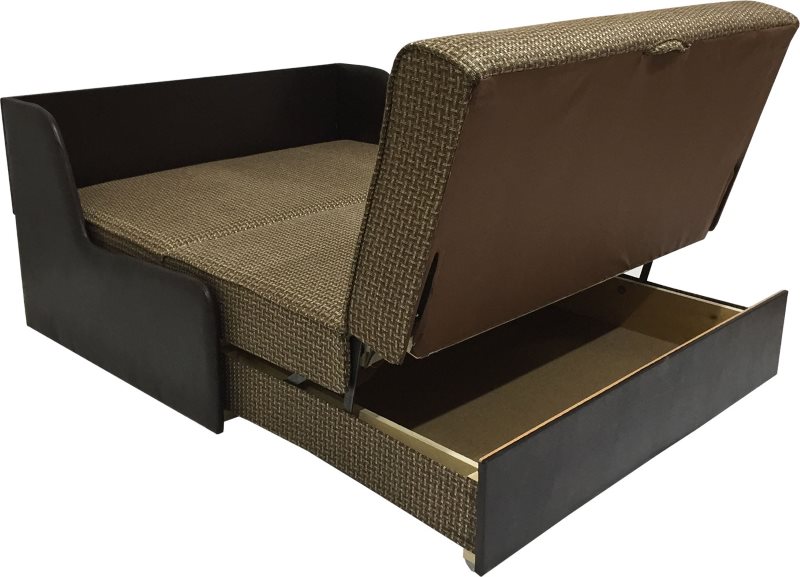 Sofa màu nâu sẫm phù hợp cho nhà bếp