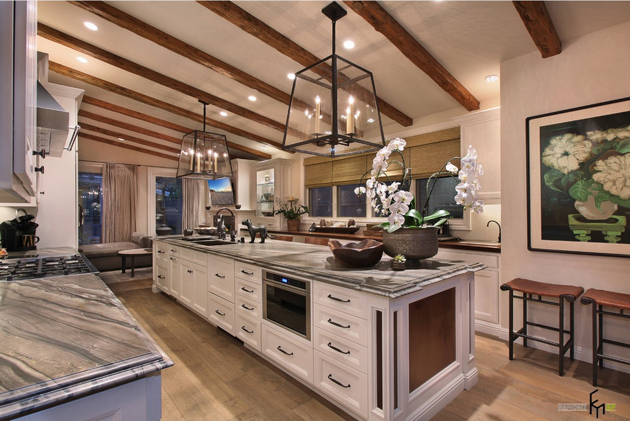 Μεσογειακή κουζίνα διακόσμηση φωτογραφιών