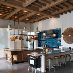 Μεσογειακό στυλ επιλογές κουζίνας