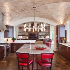 Μεσογειακή κουζίνα ιδέες εσωτερικό