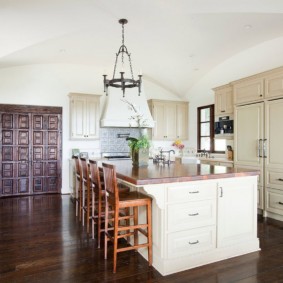 Μεσογειακές ιδέες κουζίνας εσωτερικού στυλ