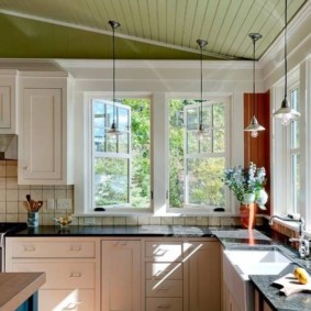 cozinha com duas janelas tipos de fotos