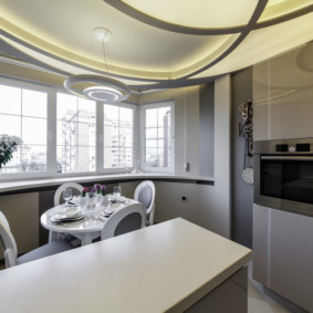 kitchen with bay window decor ideas