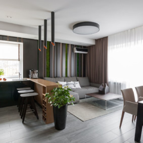 mutfak stüdyosu daire iç fikirler