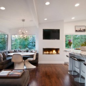 mutfak stüdyo daire seçenekleri fotoğraf