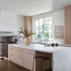 Μεσογειακό στυλ κουζίνα εσωτερική φωτογραφία