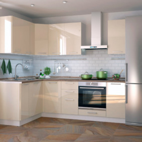 incastonato in una decorazione fotografica a colori color vaniglia e crema