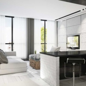 idées de décoration de studio de style loft