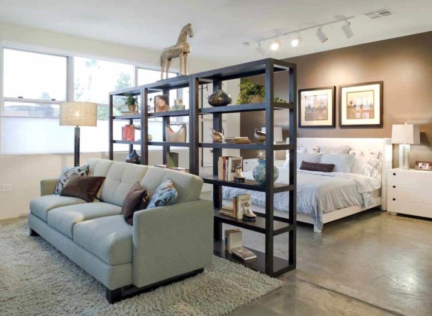 intérieur de studio de style loft