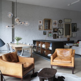 décor de studio de style loft