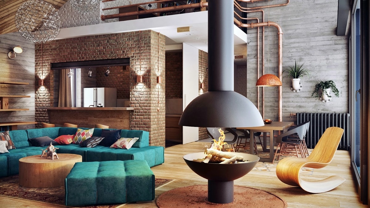 décoration loft studio photo