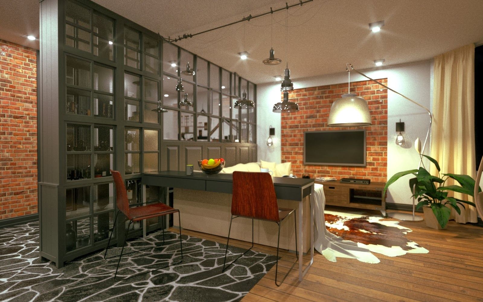 studio de style loft