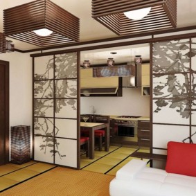 photo de conception d'appartement de style japonais