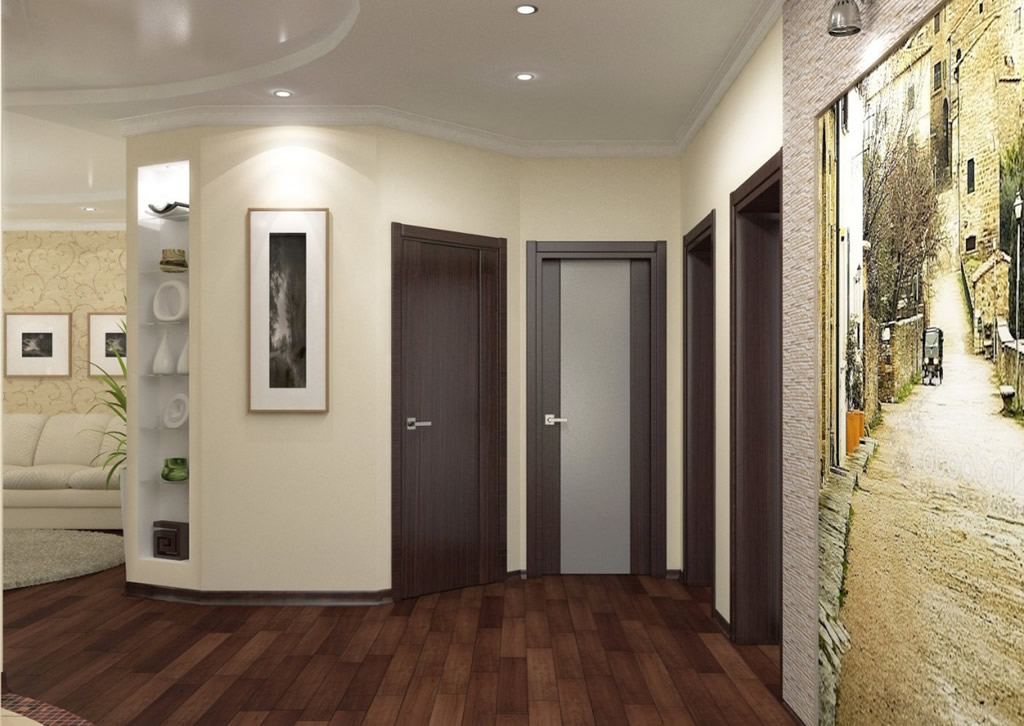 sol stratifié dans les idées de couloir