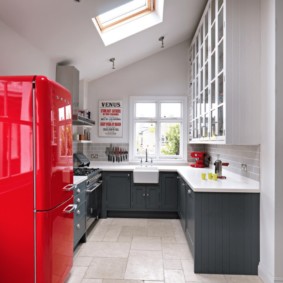 Vintage μοντέλο ενός σύγχρονου ψυγείου