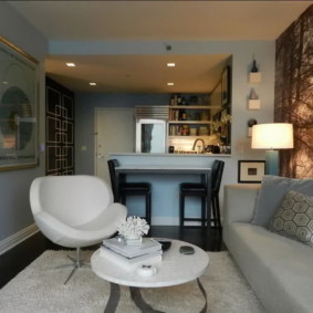 petite cuisine salon idées intérieures