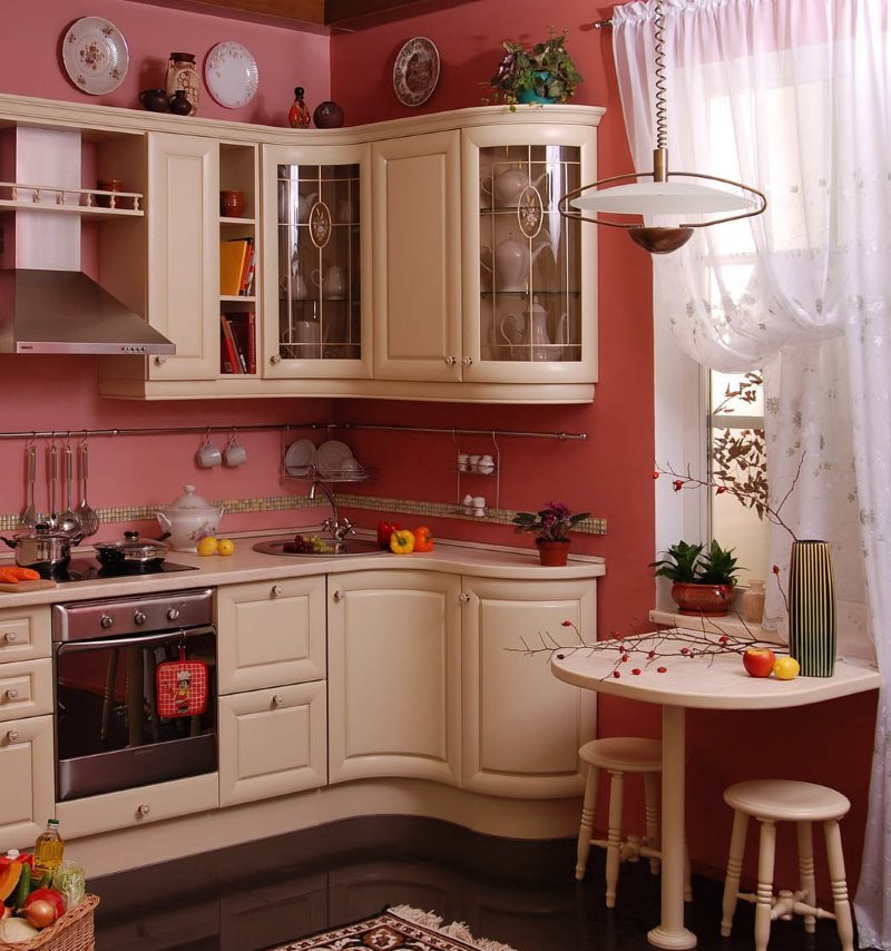 Dapur bergaya klasik padat