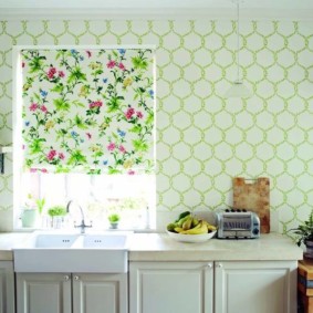 mutfak için yıkanabilir duvar kağıdı
