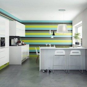 mutfak için yıkanabilir duvar kağıdı