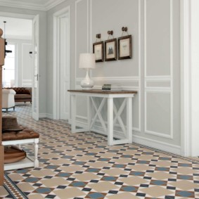 carreaux de sol pour les options d'idées de cuisine et de couloir