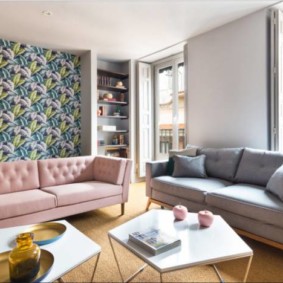 fond d'écran pour un décor de photo de salon moderne