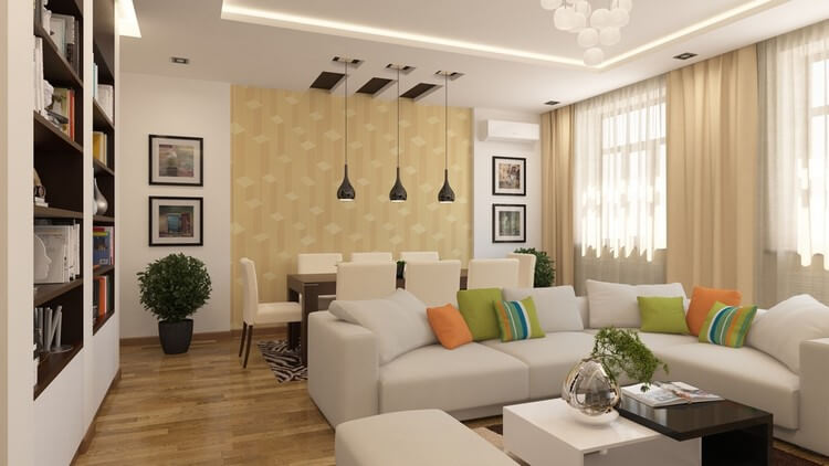 fond d'écran pour une photo d'intérieur de salon moderne