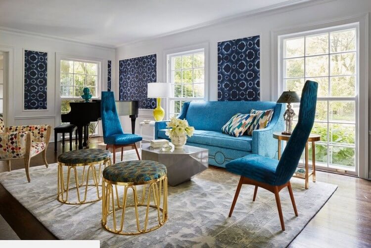 papier peint pour une décoration photo de salon moderne