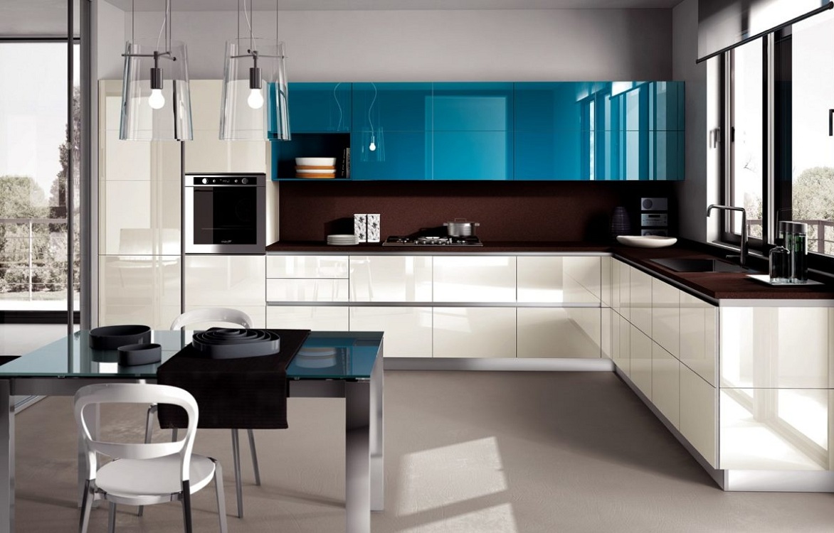 decorarea bucătăriei în stil modern