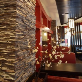 décoration murale décoration pierre idées photo