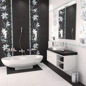 idea reka bentuk jubin bilik mandi