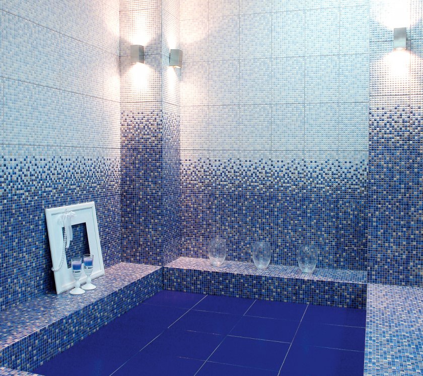 pandangan foto jubin bilik mandi