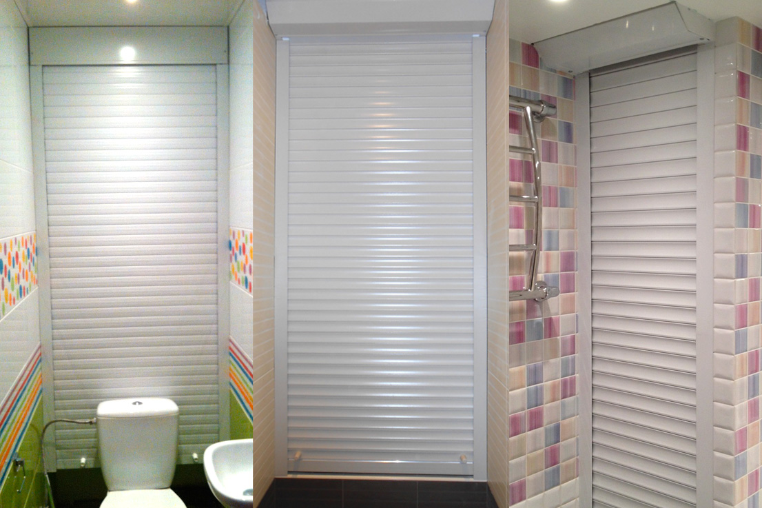 kami pilih roller shutters di bilik mandi